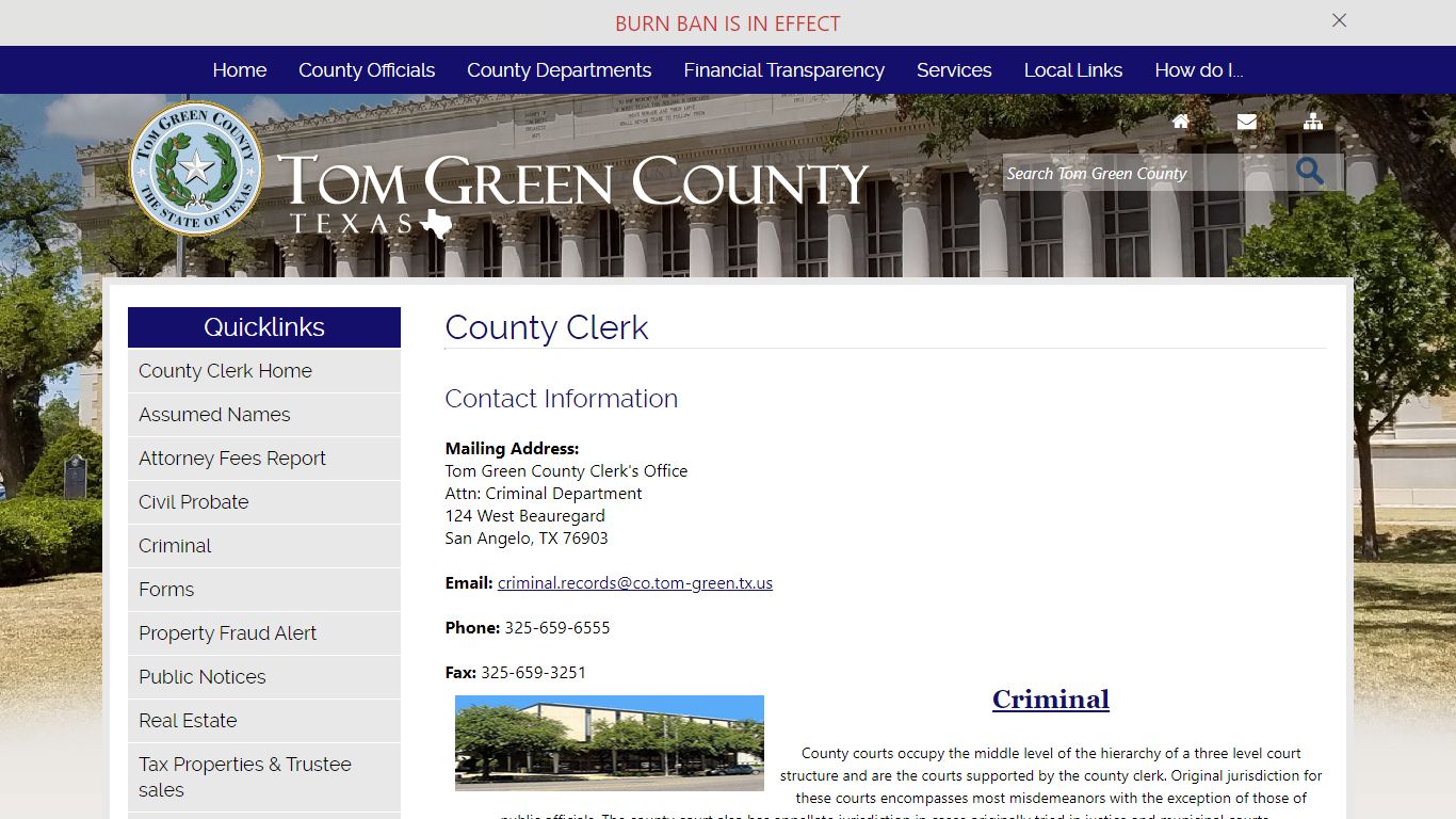 Tom Green County